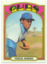 1972 Topps Baseball Cards      410     Ferguson Jenkins